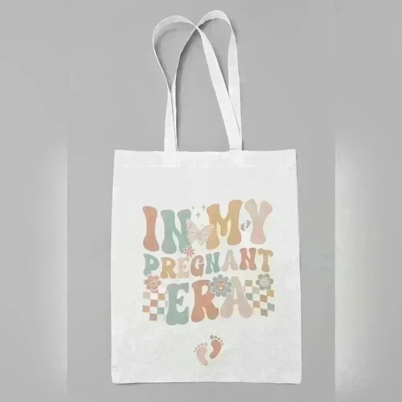 in my pregnant era pastel tote bag - Picture 1 of 2